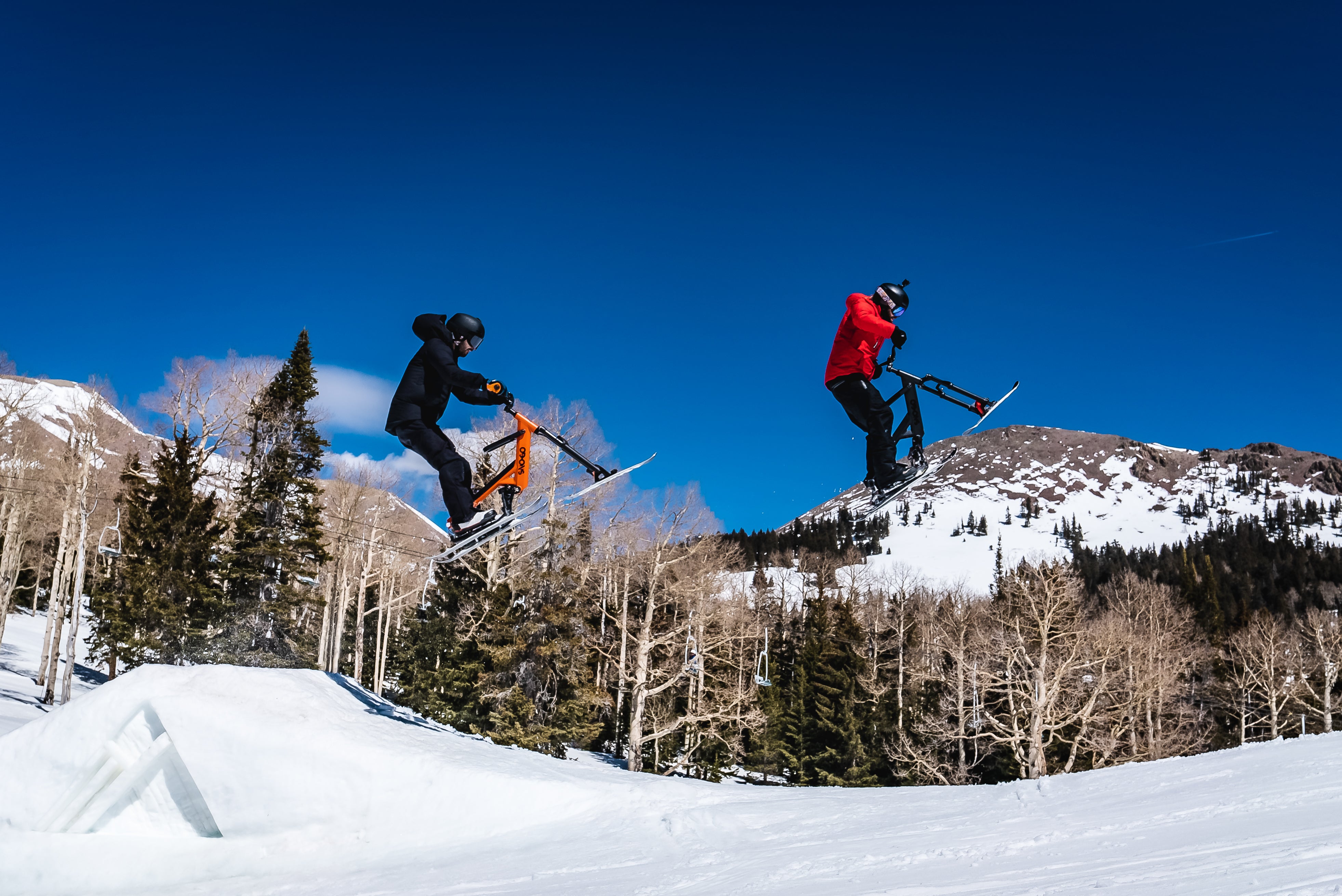 Snow Bike Session! Would You Ever SNOGO? 