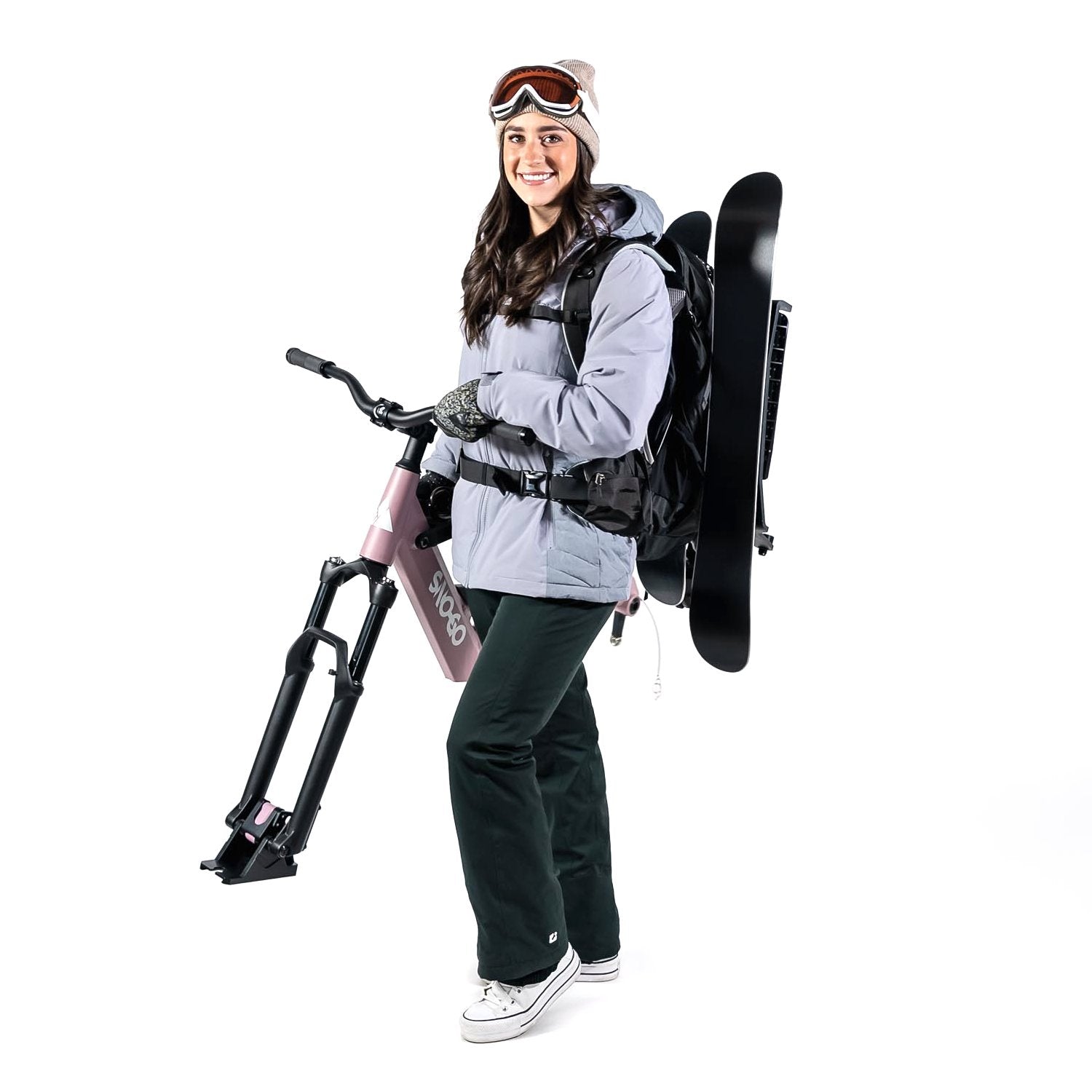 SNO-GO Trekker Pro 38L Backpack – SNO-GO Ski Bikes