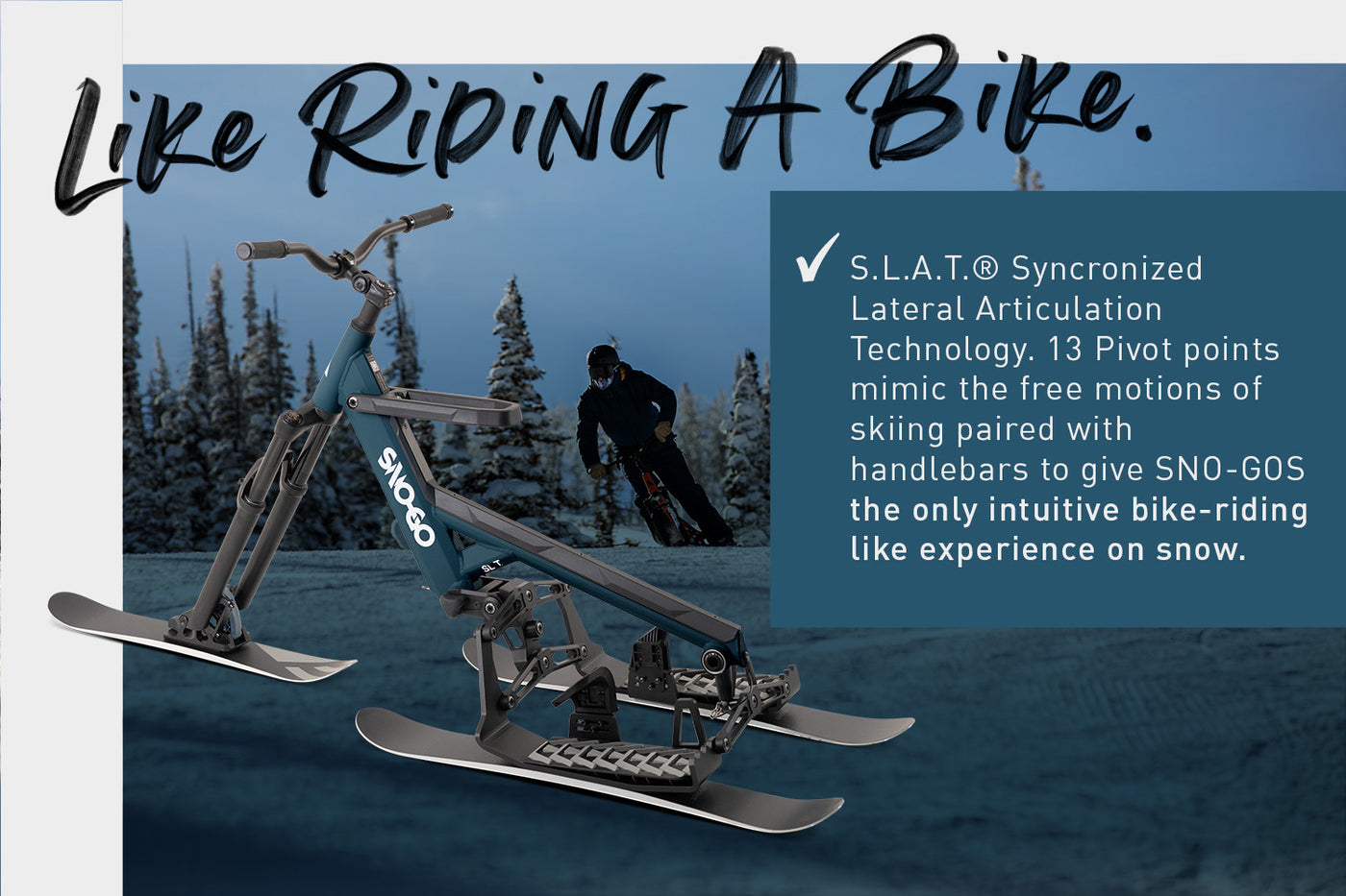 SNO-GO® Ski Bike Official Site - The fastest growing winter sport 