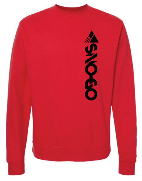 Red Rider Crew Neck – SNO-GO Ski Bikes